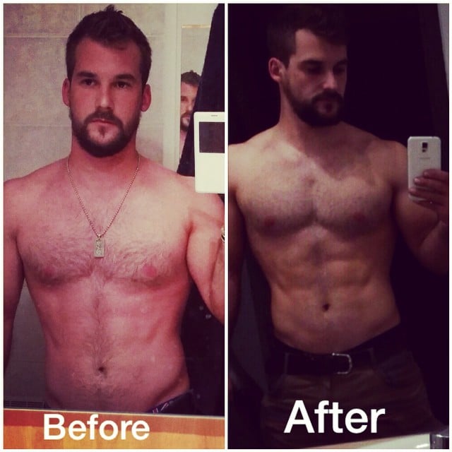 Évolution physique avant après — Coach NutriSport