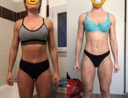 Évolution physique avant après — Coach NutriSport