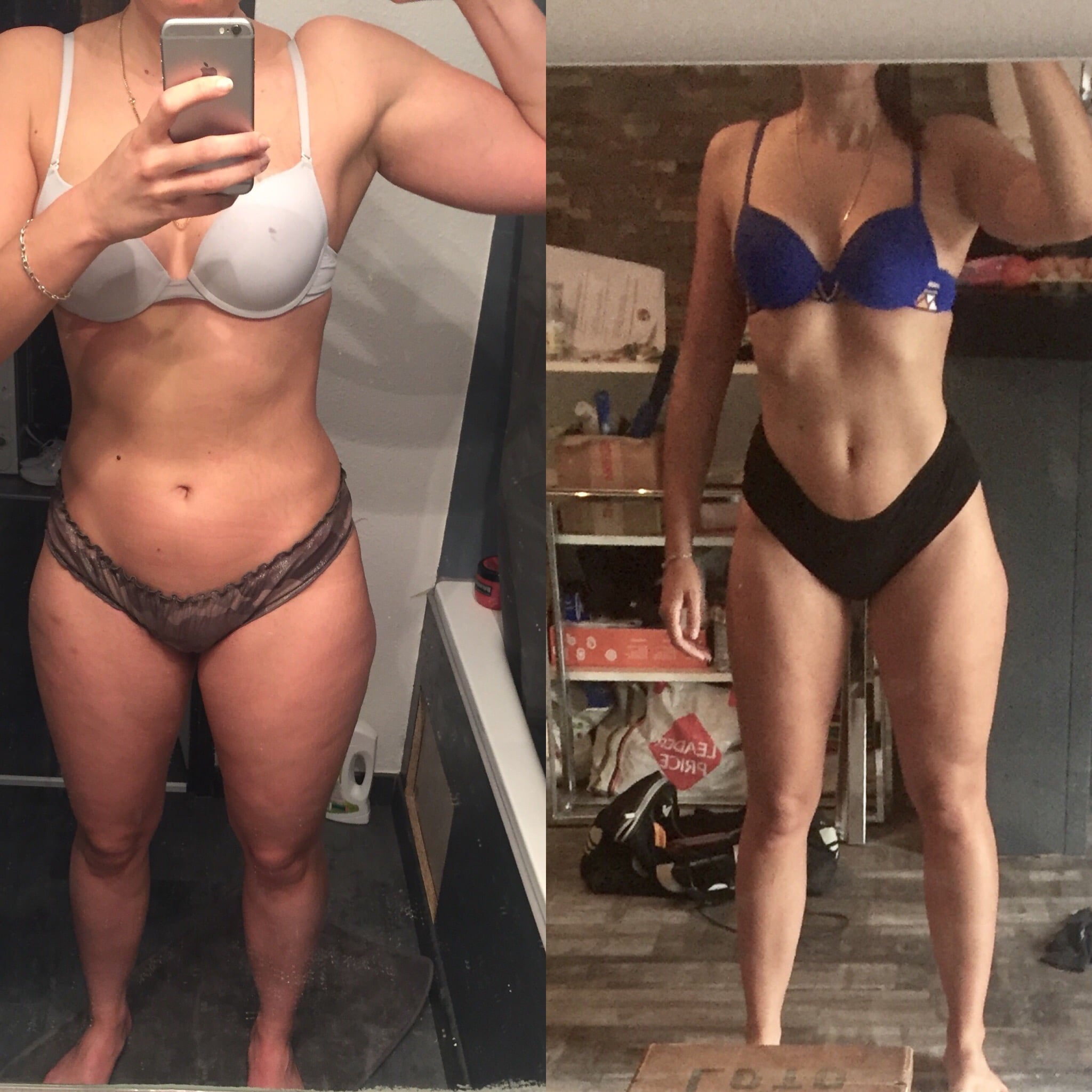 Évolution physique avant après — Coach NutriSport