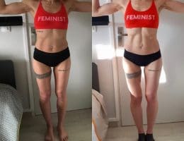 Évolution physique avant après — Coach NutriSport