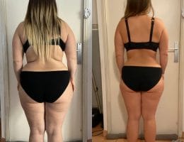 Évolution physique avant après — Coach NutriSport