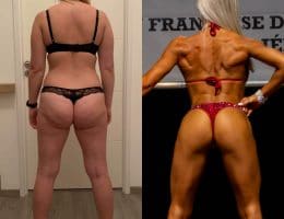 Évolution physique avant après — Coach NutriSport