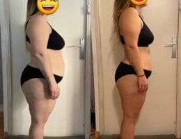 Évolution physique avant après — Coach NutriSport