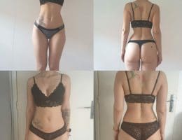 Évolution physique avant après — Coach NutriSport
