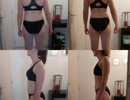 Évolution physique avant après — Coach NutriSport