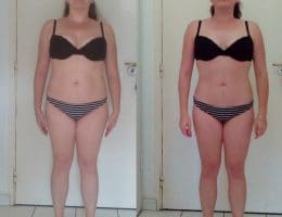 Évolution physique avant après — Coach NutriSport
