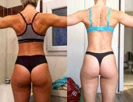 Évolution physique avant après — Coach NutriSport