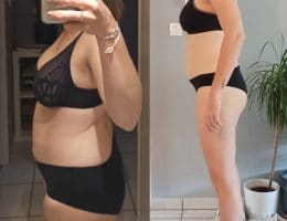 Évolution physique avant après — Coach NutriSport
