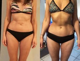 Évolution physique avant après — Coach NutriSport