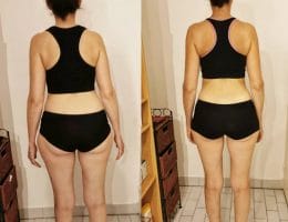 Évolution physique avant après — Coach NutriSport