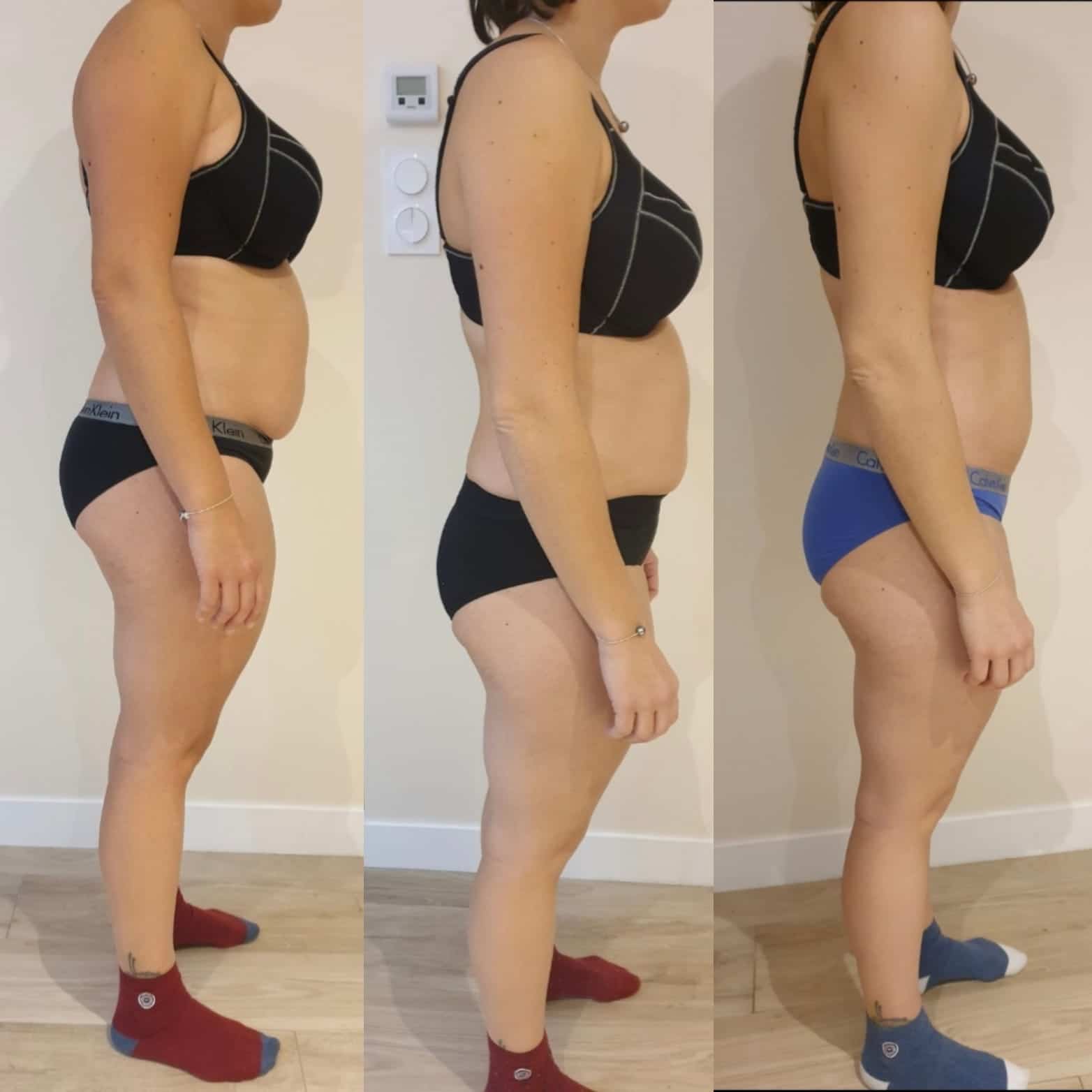 Évolution physique avant après — Coach NutriSport