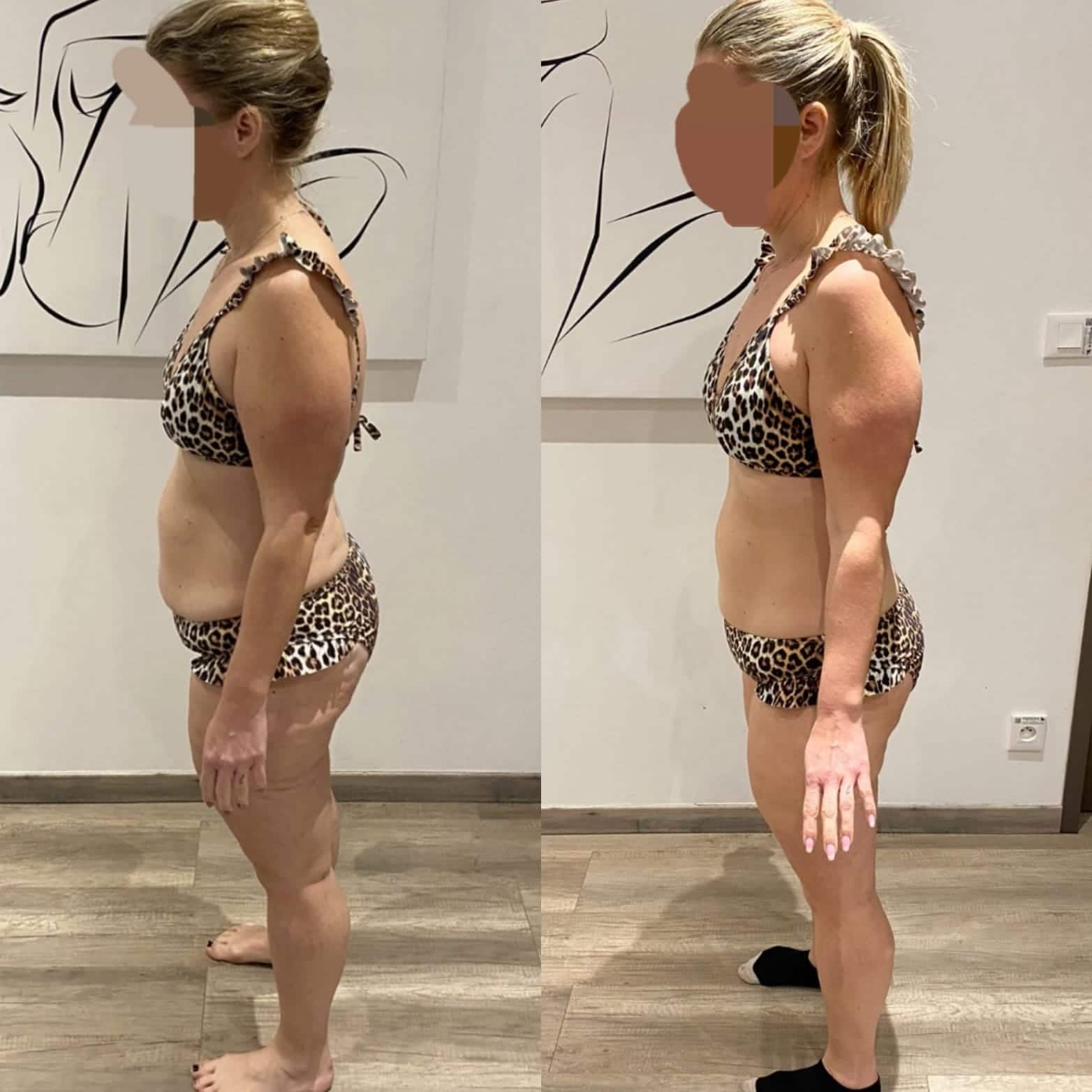 Évolution physique avant après — Coach NutriSport