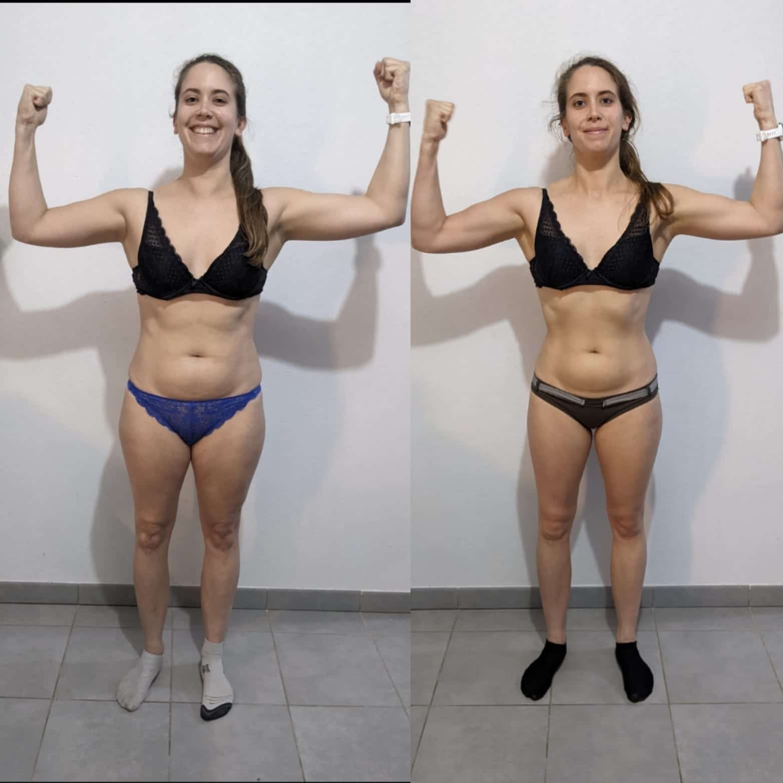 Évolution physique avant après — Coach NutriSport