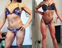 Évolution physique avant après — Coach NutriSport