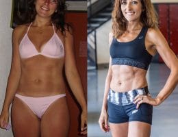 Évolution physique avant après — Coach NutriSport
