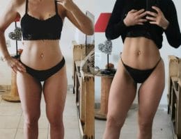 Évolution physique avant après — Coach NutriSport