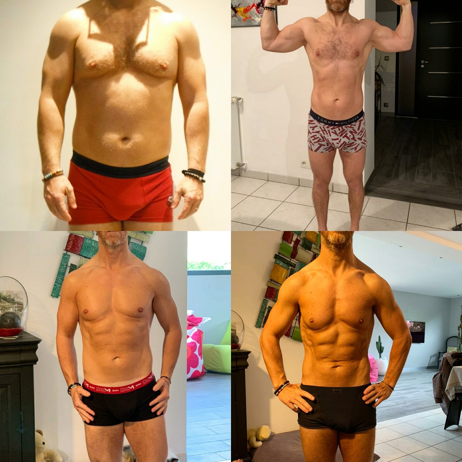 Transformation avant après 1