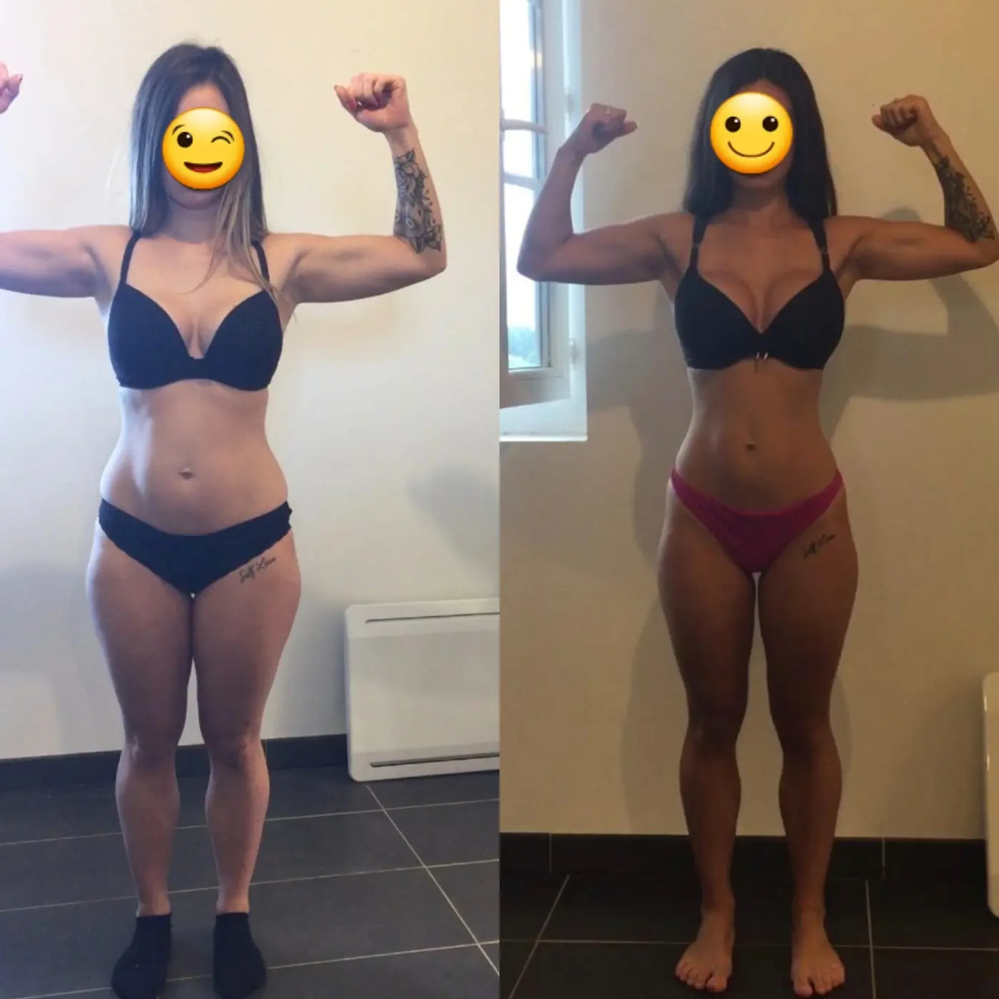 Transformation avant après 6