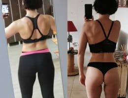 Évolution physique avant après — Coach NutriSport