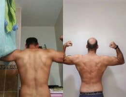 Évolution physique avant après — Coach NutriSport