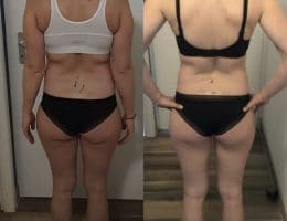 Évolution physique avant après — Coach NutriSport