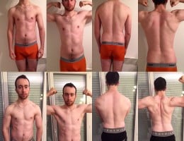 Évolution physique avant après — Coach NutriSport