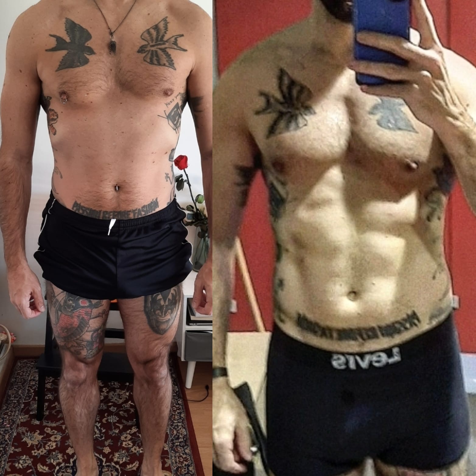 Transformation avant après 13