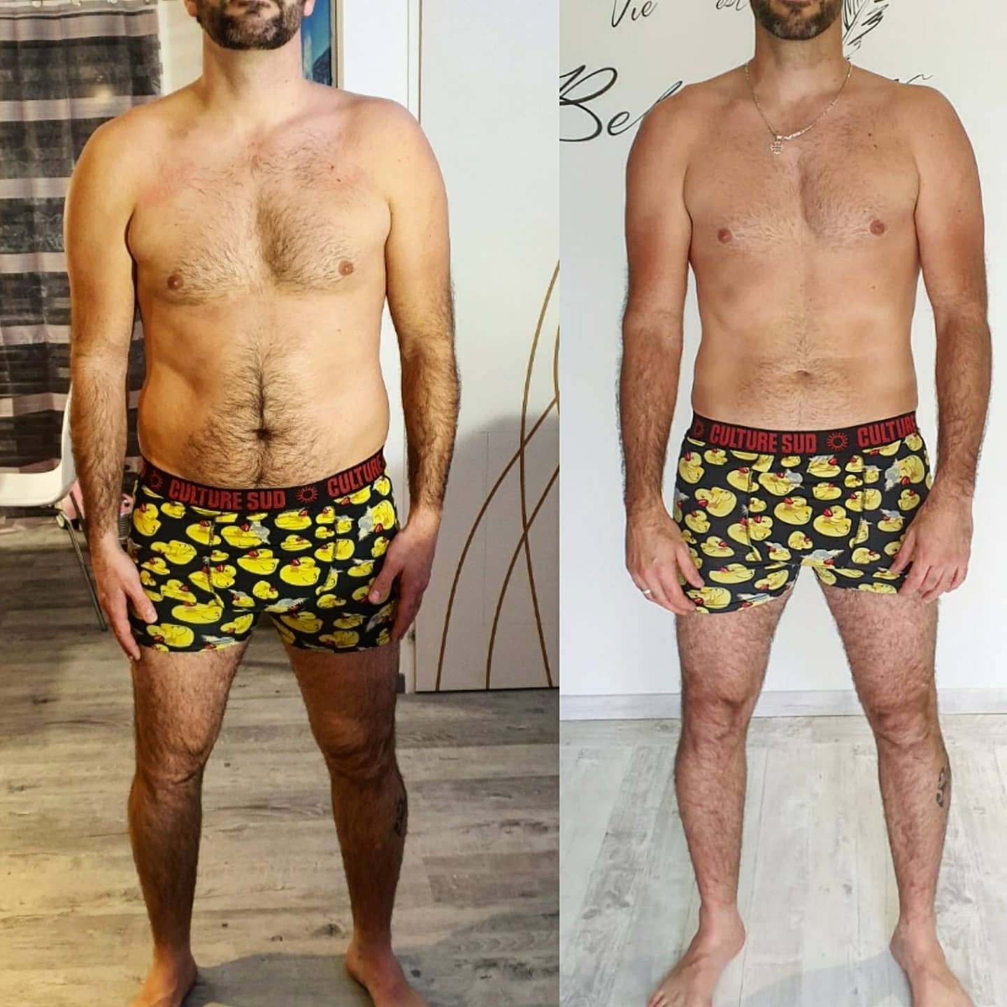Transformation avant après 11
