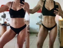 Transformation physique avant après — Coach NutriSport