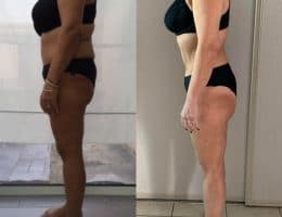 Perte de poids avant après — Coach NutriSport
