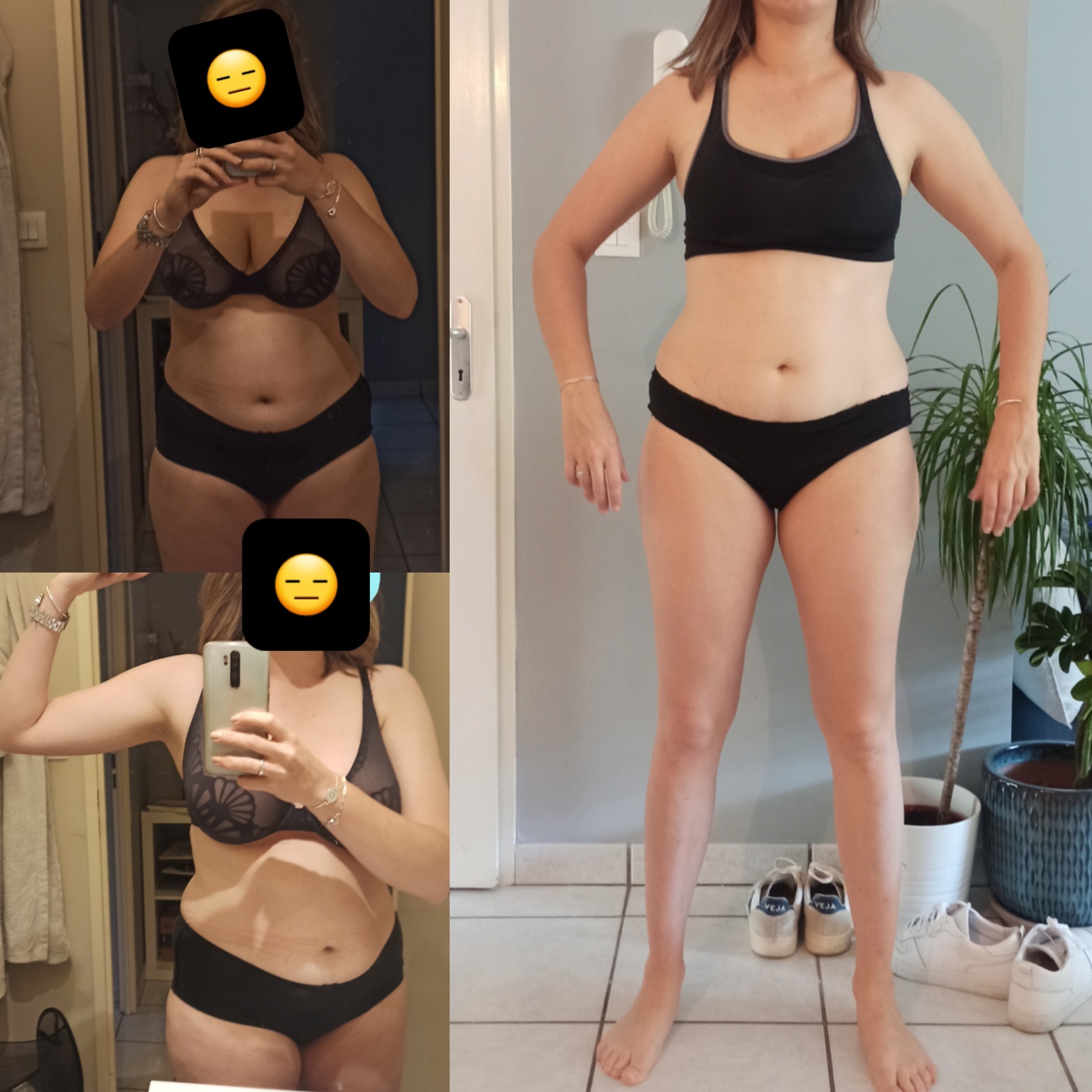 Transformation avant après 12