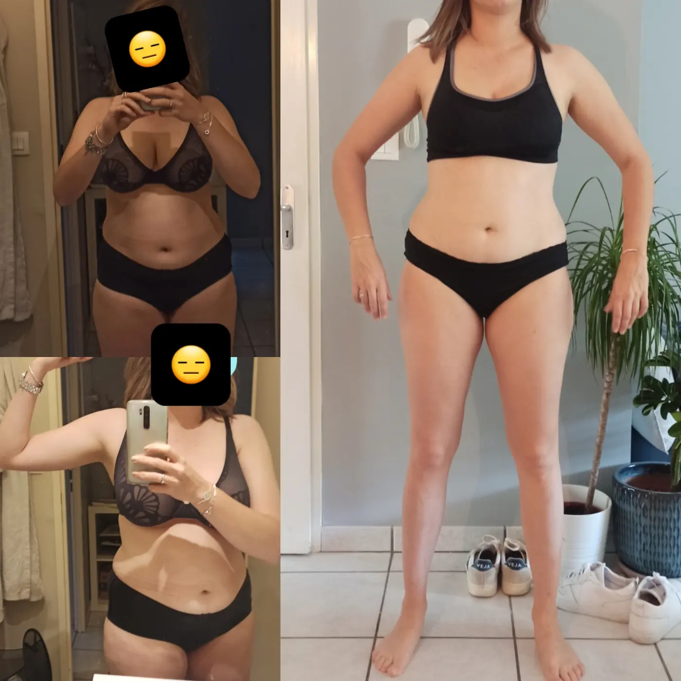 Transformation avant après 12
