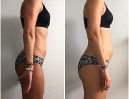 Transformation physique avant après — Coach NutriSport