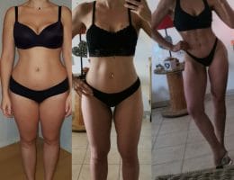 Évolution physique avant après — Coach NutriSport
