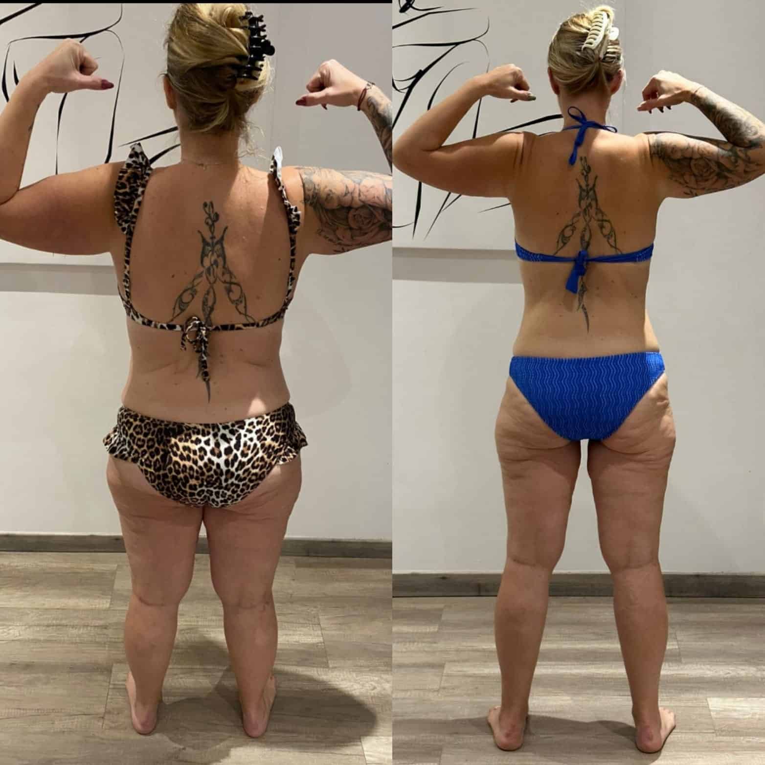 Évolution physique avant après — Coach NutriSport