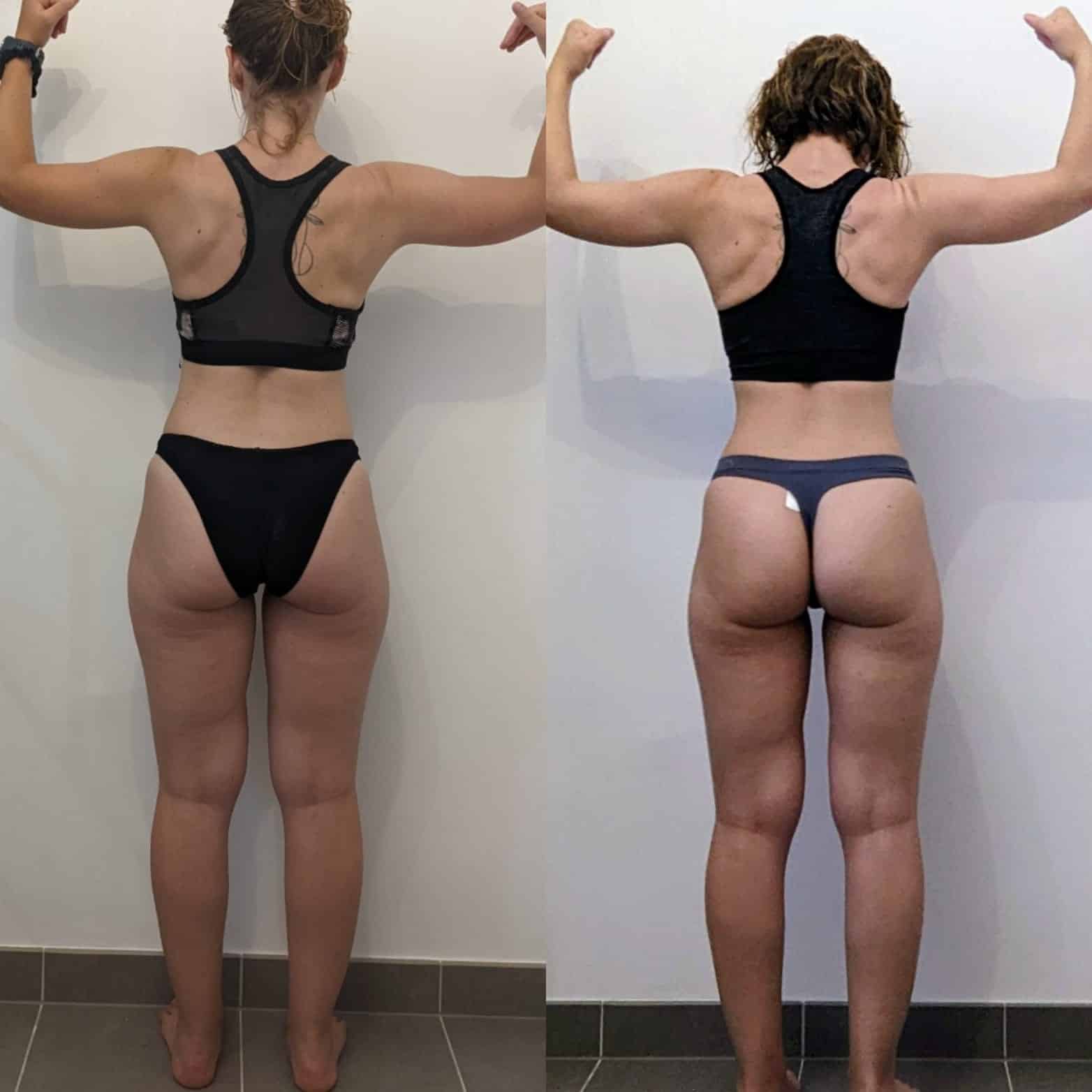 Évolution physique avant après — Coach NutriSport