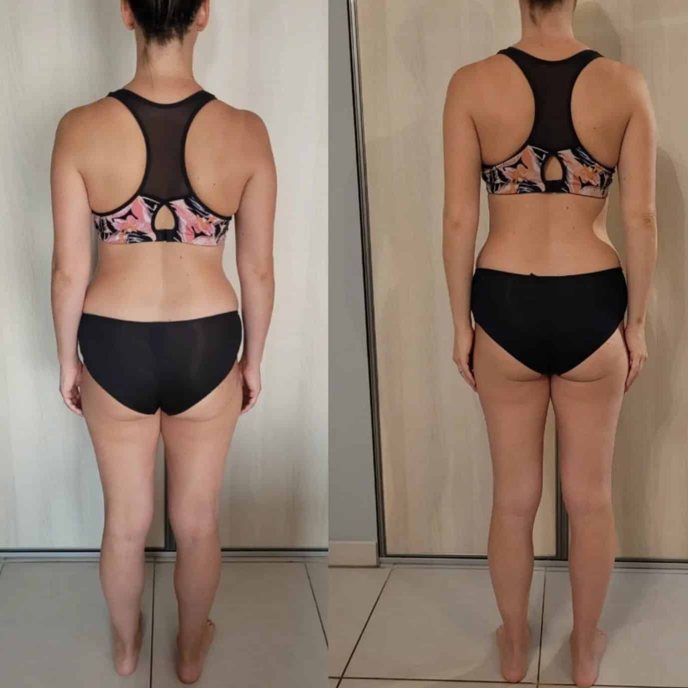 Évolution physique avant après — Coach NutriSport