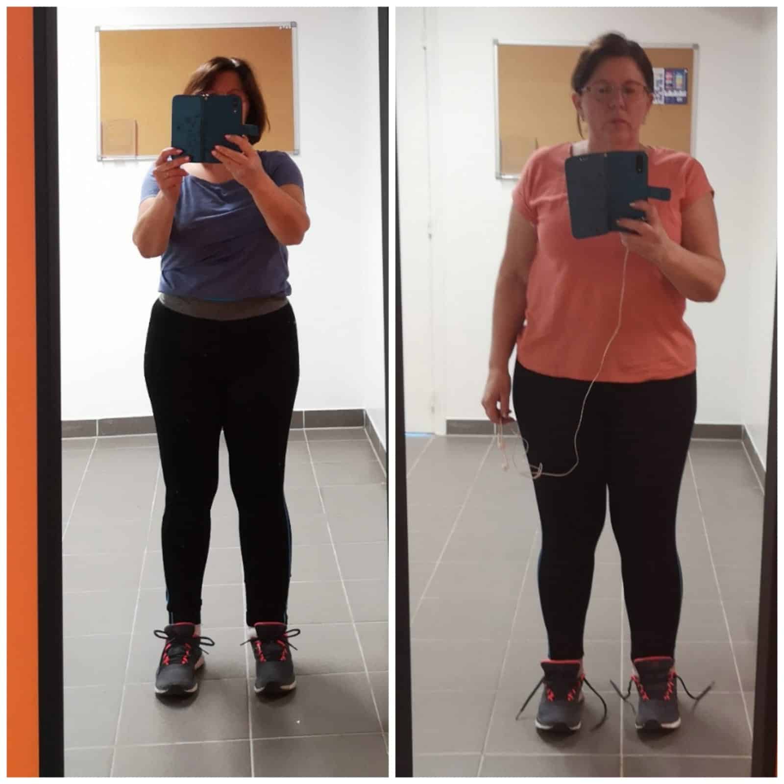 Évolution physique avant après — Coach NutriSport