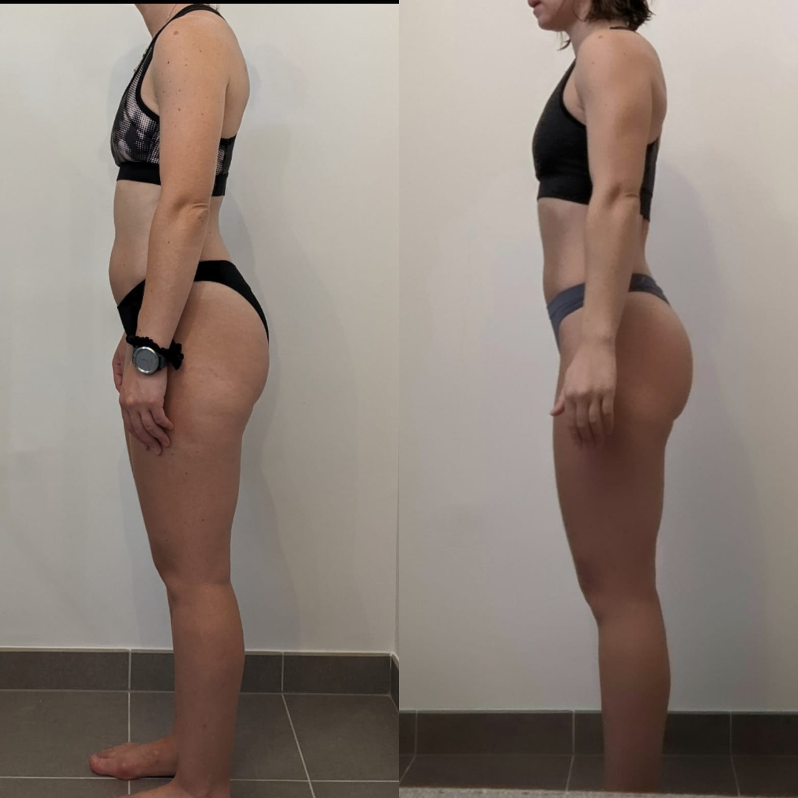 Évolution physique avant après — Coach NutriSport