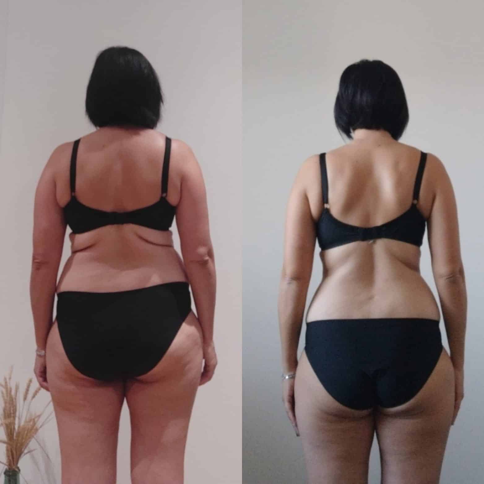 Évolution physique avant après — Coach NutriSport