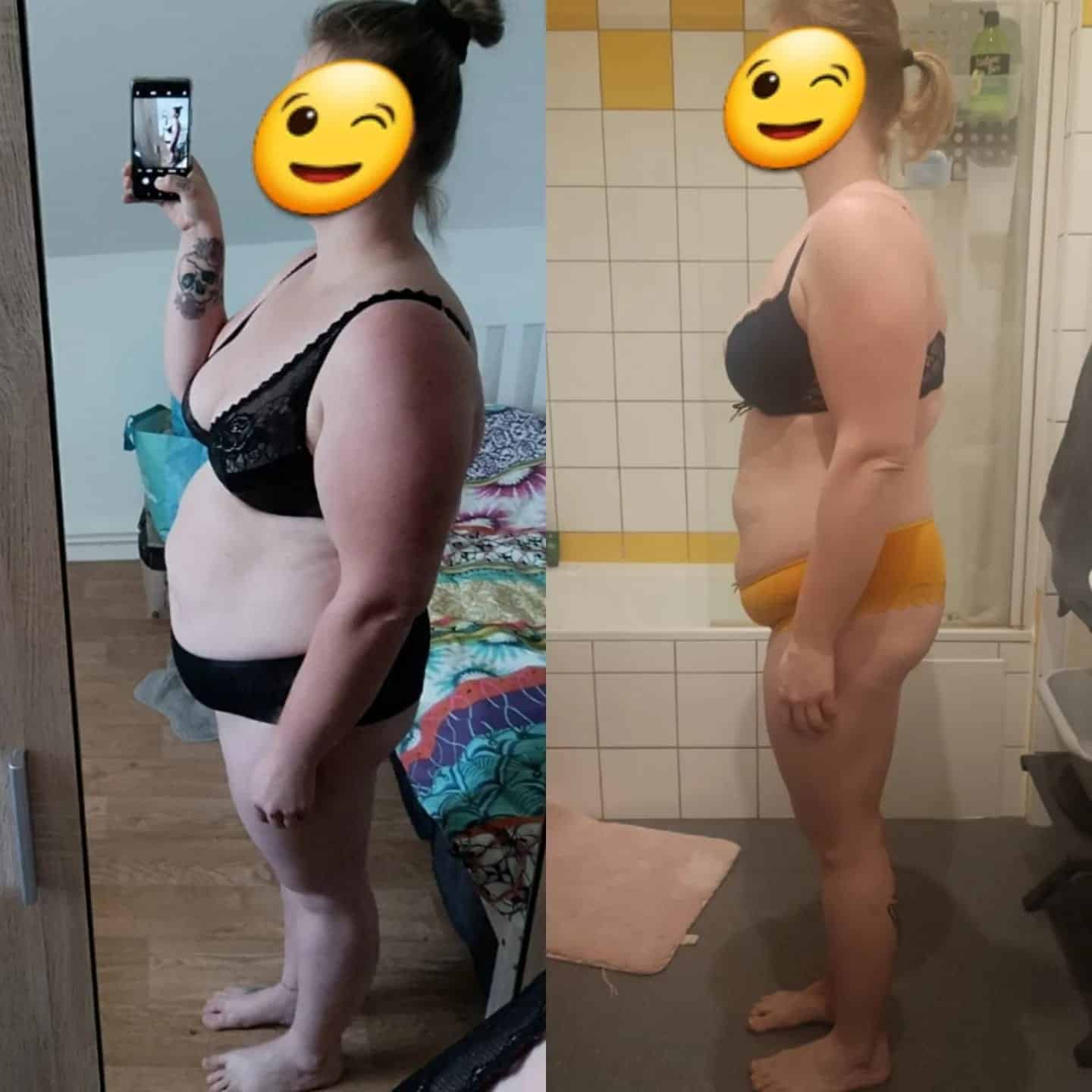Évolution physique avant après — Coach NutriSport
