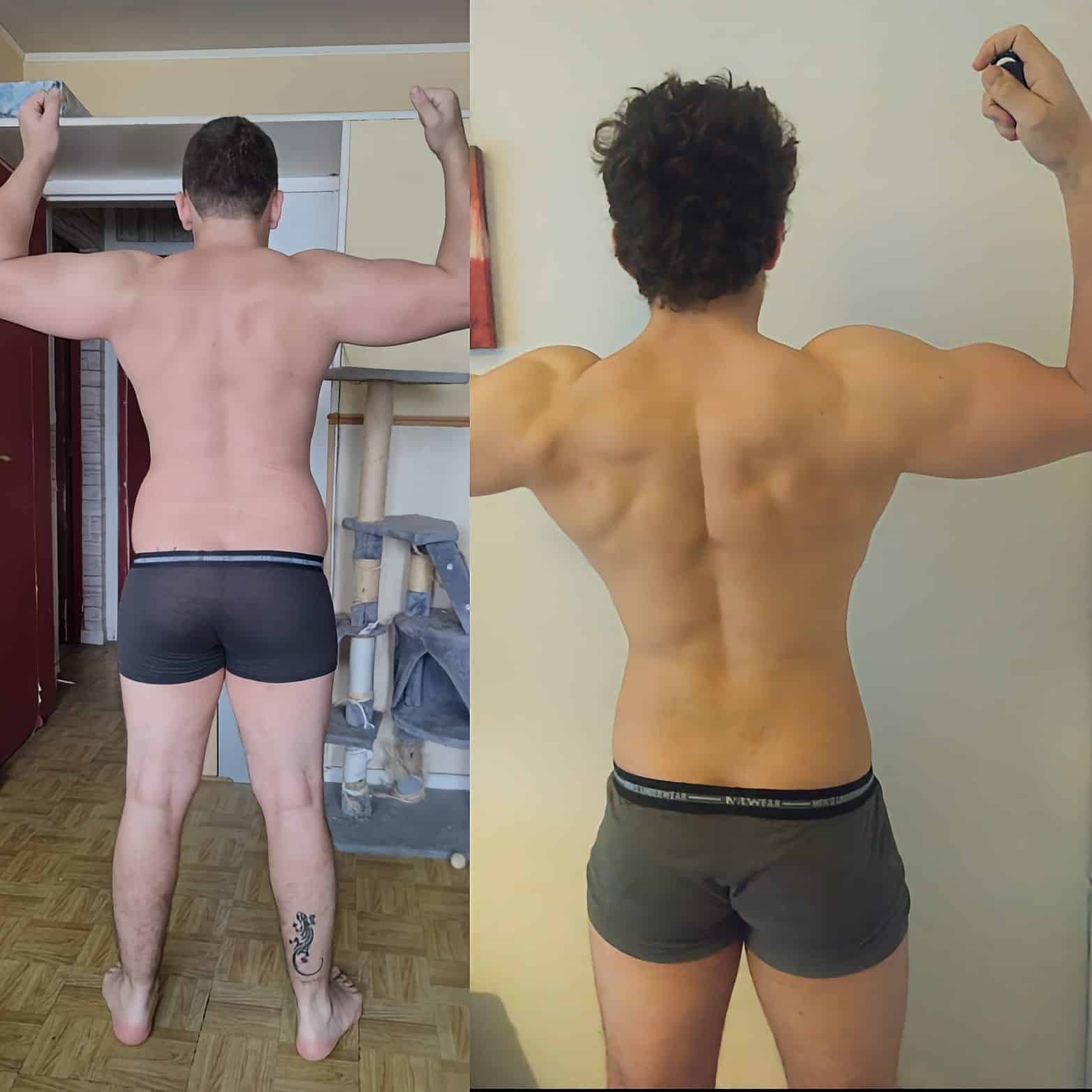 Perte de poids avant après — Coach NutriSport