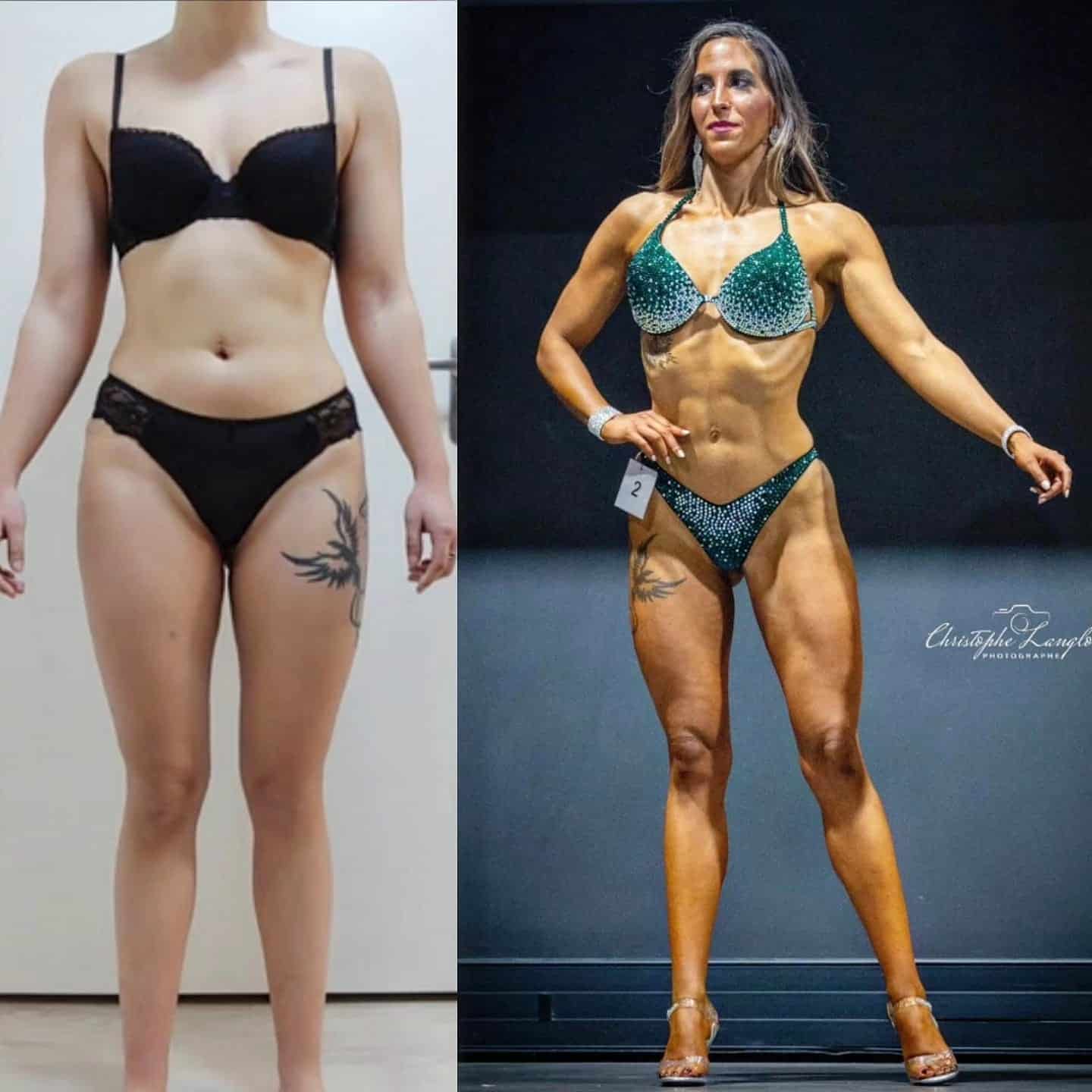 Évolution physique avant après — Coach NutriSport