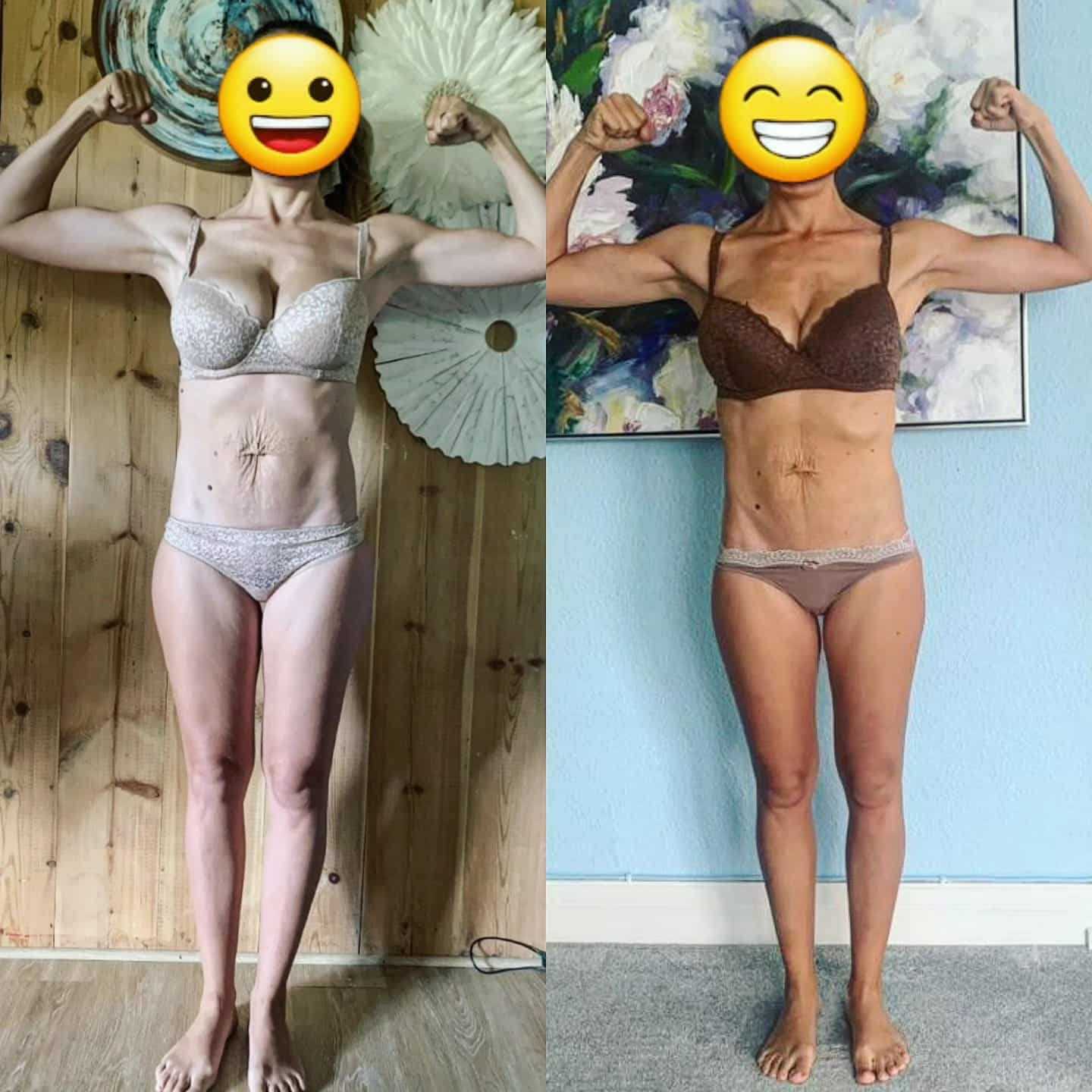 Remise en forme avant après — Coach NutriSport