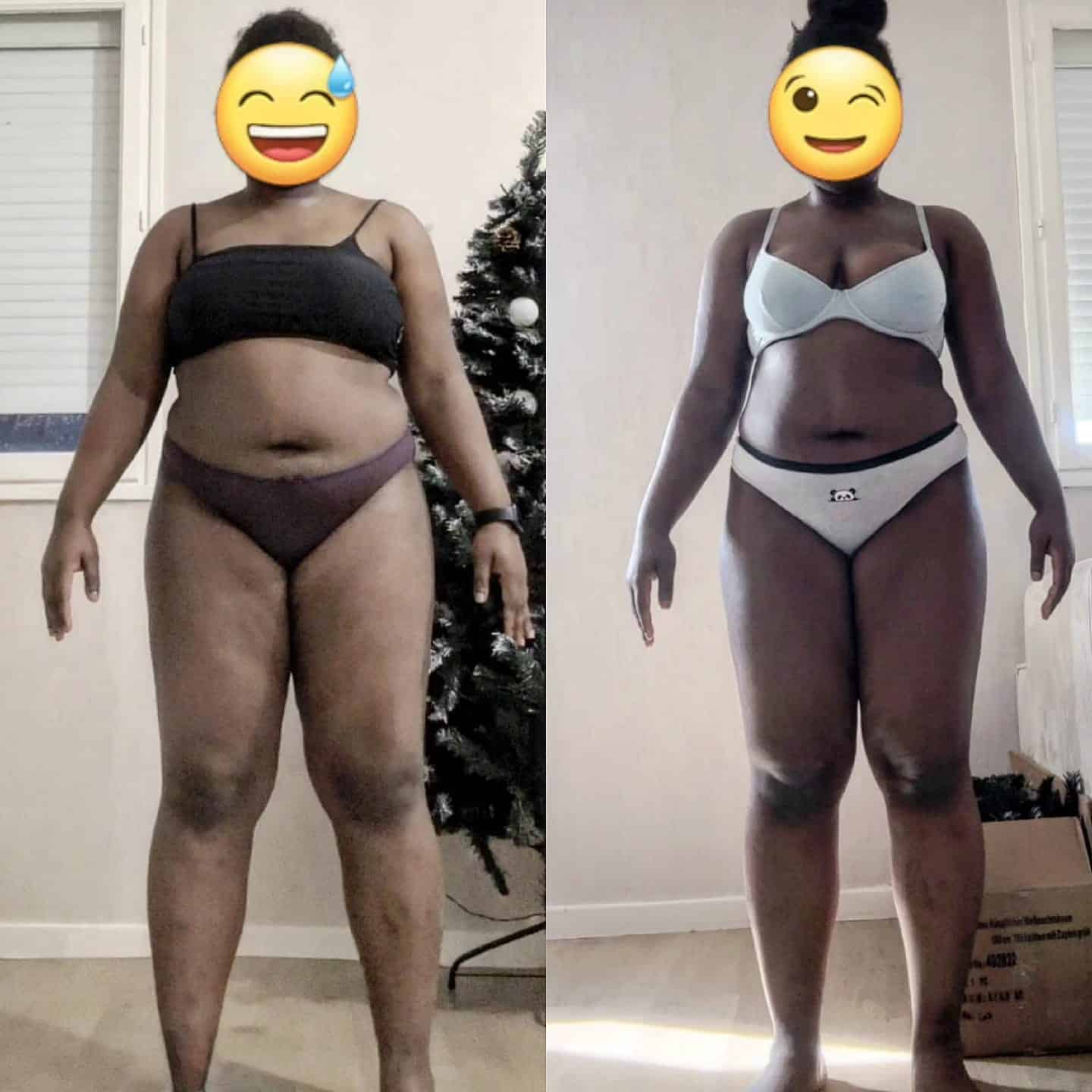 Évolution physique avant après — Coach NutriSport