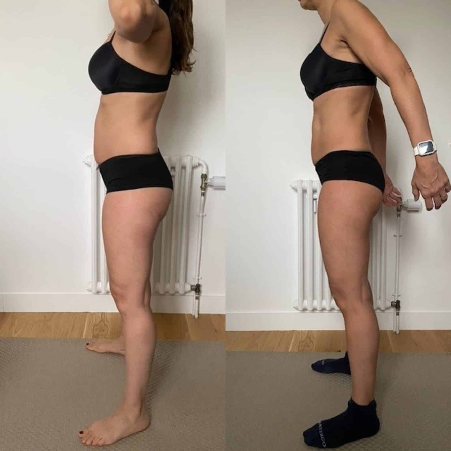 Transformation physique avant après — Coach NutriSport