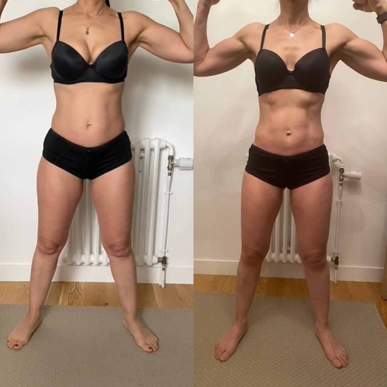 Perte de poids avant après — Coach NutriSport