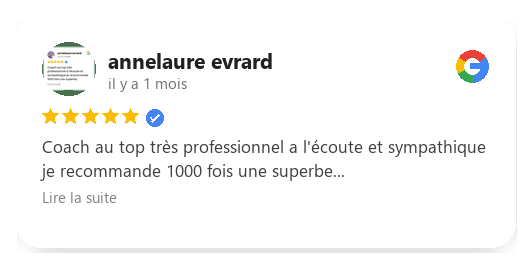Avis Google d’annelaure evrard