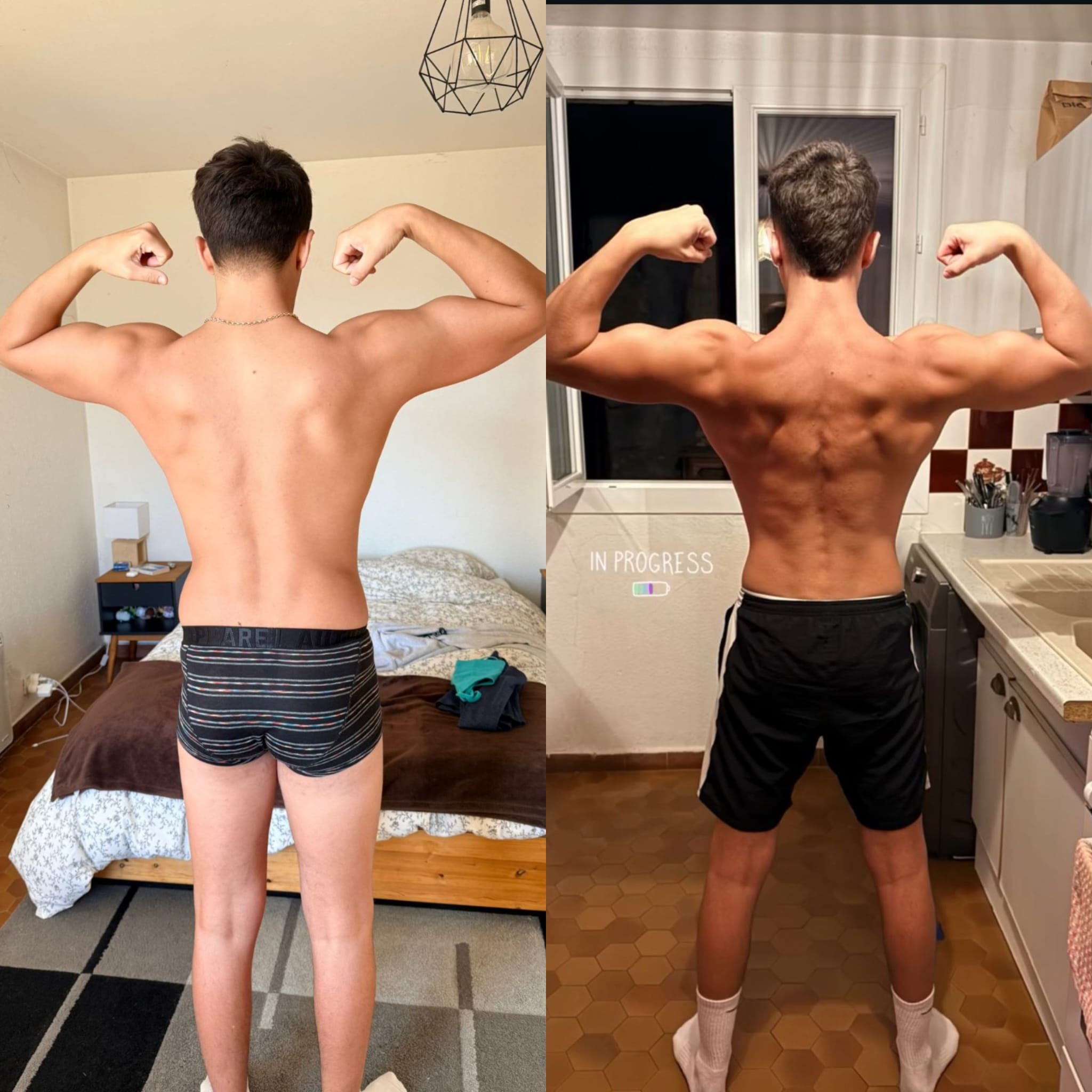 Évolution physique avant après — Coach NutriSport